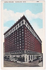 A postcard of the Hotel Statler in Cleveland, Ohio, 1926.