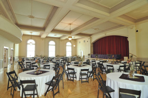 A modern photo of the Athenaeum Auditorium, used with the permission of the Kansas City Athenaeum.